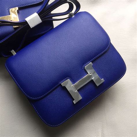 hermes blue electric constance